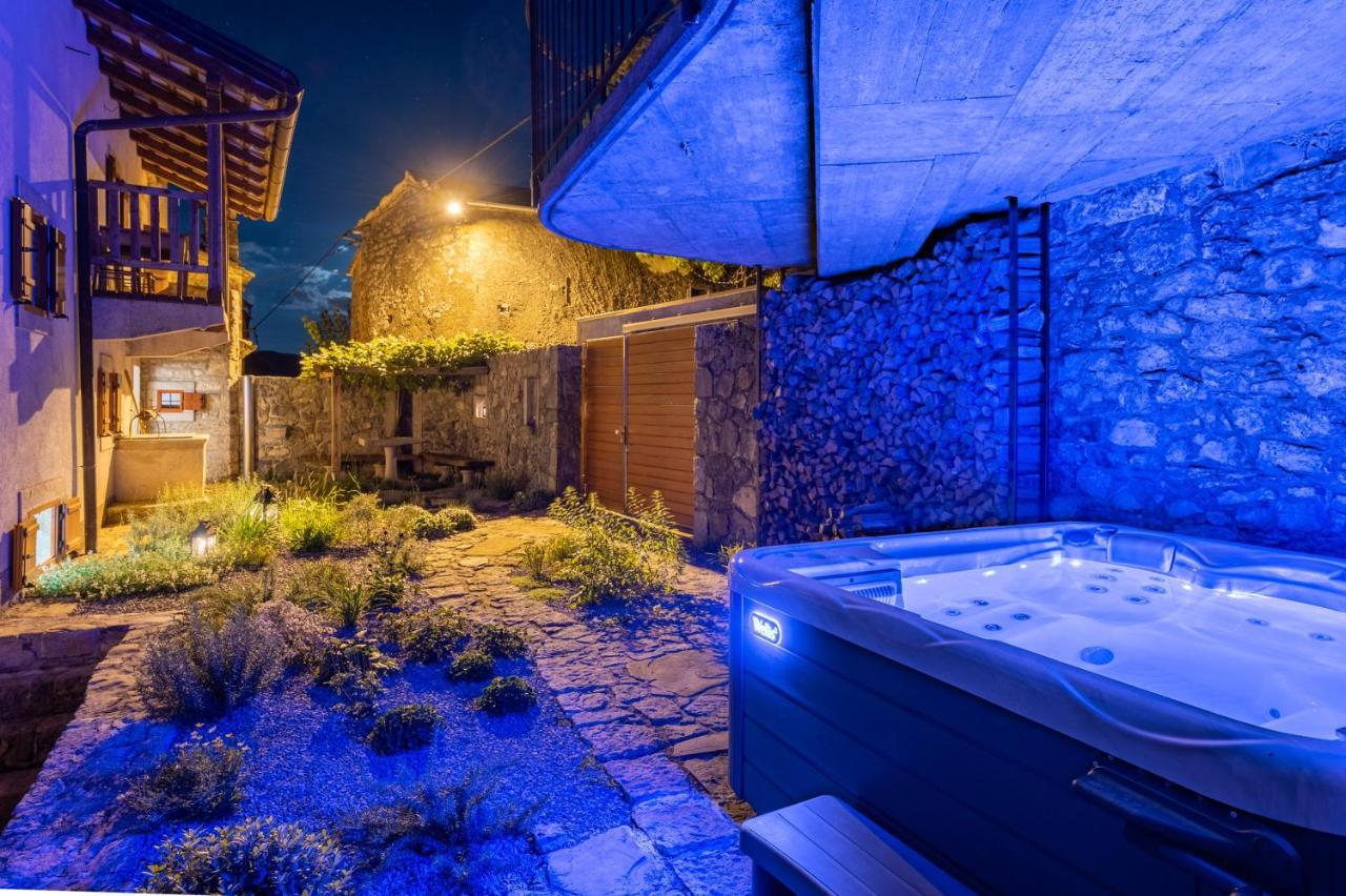 Willa Karst House Zan Pliskovica With Private Pool Dutovlje Zewnętrze zdjęcie